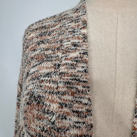 Anthropologie Pilcro Padma Space-Dyed Cardigan Cream Sweater Boho Casual Size M - Picture 3 of 10